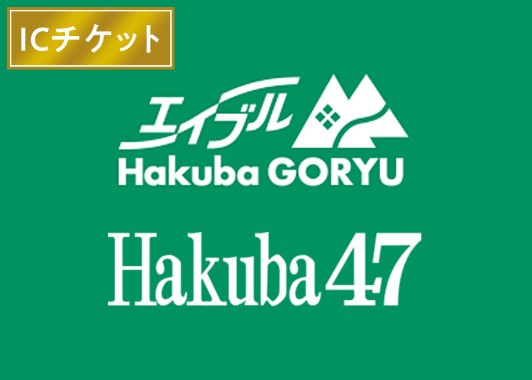 エイブル白馬五竜＆Hakuba47【ICチケット】実質4000円共通1日リフト券